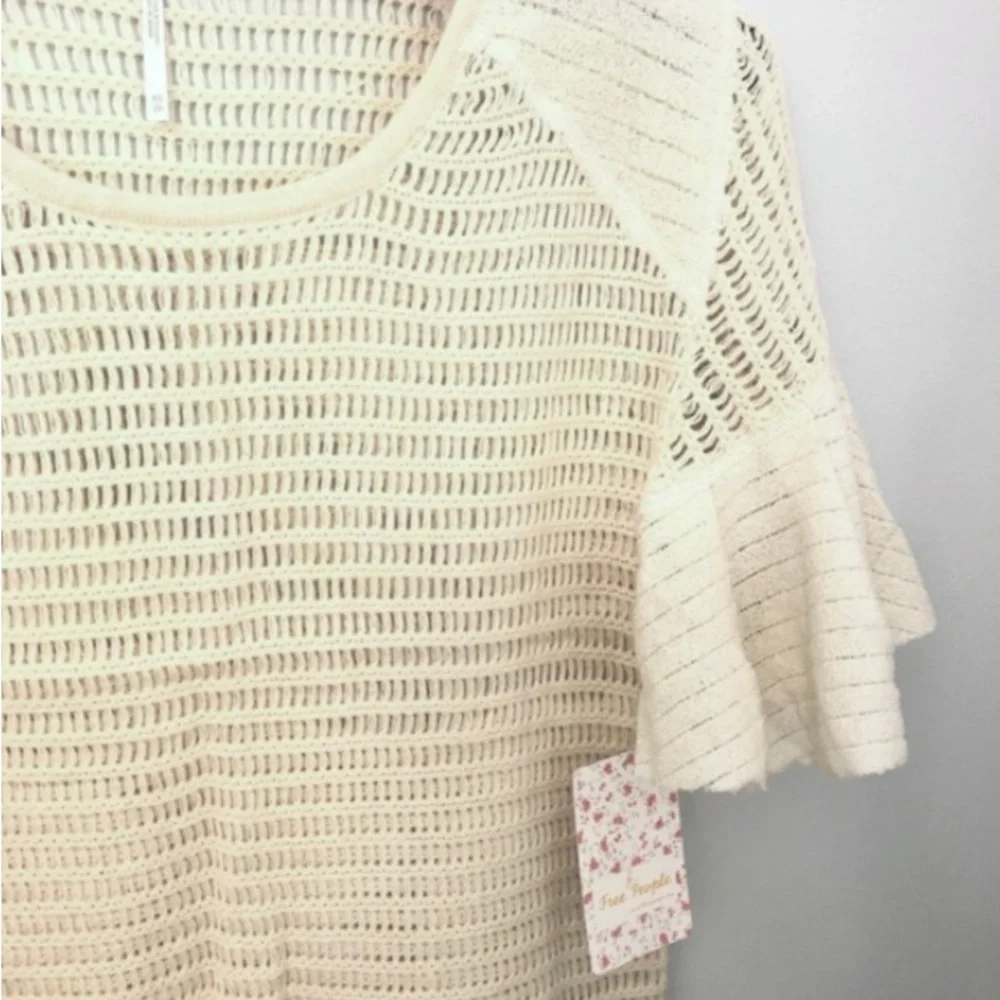 NWT Free People Bras Top Bundle Cream Red Blue XS - Picture 15 of 16
